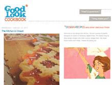 Tablet Screenshot of goodlookcookbook.com